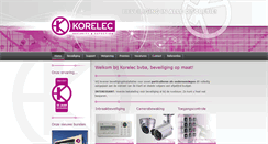 Desktop Screenshot of korelec.com