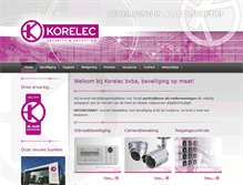 Tablet Screenshot of korelec.com